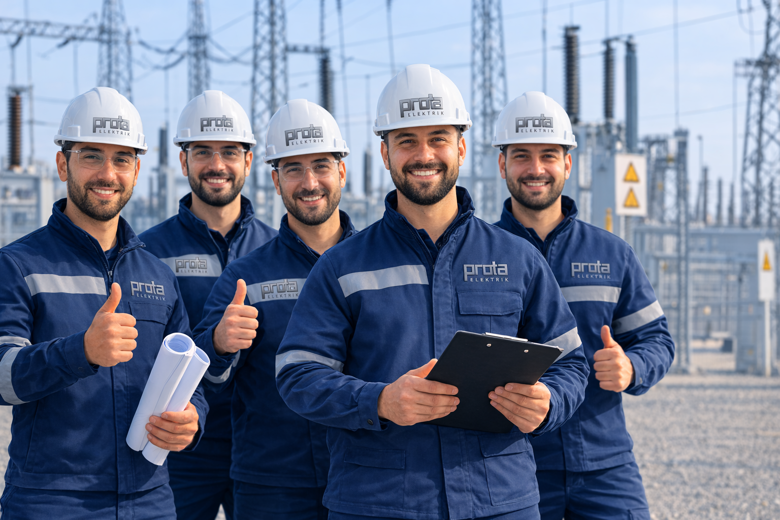 Prota Elektrik saha ekibi